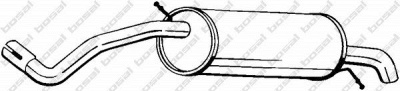 BOSAL 281897 - Глушитель выхлопных газов конечный