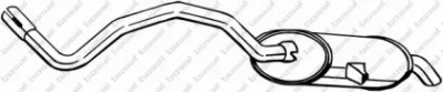 BOSAL 281963 -  Глушитель выхлопных газов конечный