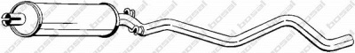 BOSAL 282011 -  Средний глушитель выхлопных газов