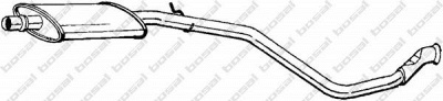 BOSAL 282035 -  Средний глушитель выхлопных газов