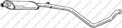 BOSAL 282795 -  Средний глушитель выхлопных газов