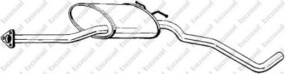 BOSAL 282865 -  Средний глушитель выхлопных газов