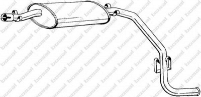BOSAL 283685 -  Глушитель выхлопных газов конечный