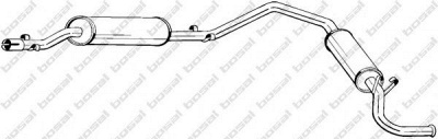 BOSAL 284469 -  Глушитель выхлопных газов конечный