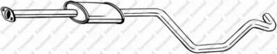 BOSAL 284617 -  Средний глушитель выхлопных газов