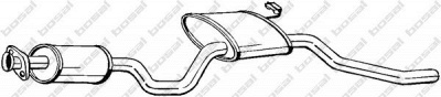 BOSAL 284819 - Средний глушитель выхлопных газов