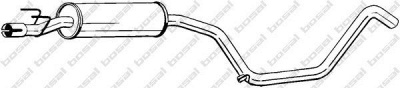 BOSAL 285029 -  Средний глушитель выхлопных газов