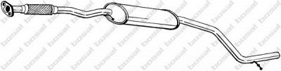 BOSAL 285305 - Средний глушитель выхлопных газов