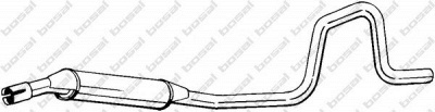 BOSAL 285381 -  Средний глушитель выхлопных газов