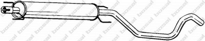BOSAL 285425 -  Средний глушитель выхлопных газов