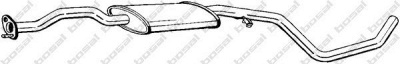 BOSAL 285619 - Средний глушитель выхлопных газов