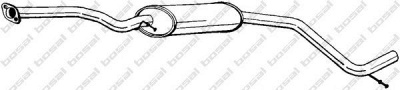 BOSAL 285633 - Средний глушитель выхлопных газов