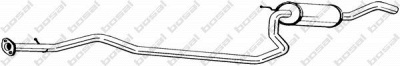 BOSAL 286323 - Средний глушитель выхлопных газов