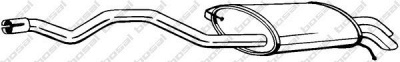 BOSAL 286489 - Глушитель выхлопных газов конечный