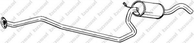 BOSAL 286775 - Средний глушитель выхлопных газов