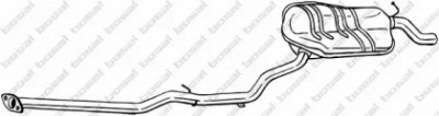 BOSAL 287515 -  Глушитель выхлопных газов конечный