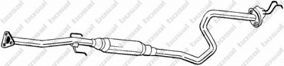 BOSAL 287619 -  Средний глушитель выхлопных газов