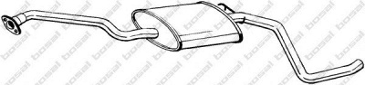 BOSAL 287767 - Средний глушитель выхлопных газов