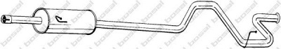 BOSAL 296291 - Глушитель выхлопных газов конечный