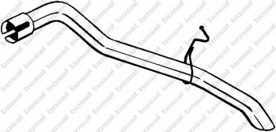 BOSAL 840173 - Труба выхлопного газа