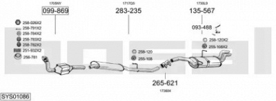 BOSAL sys01086 -  