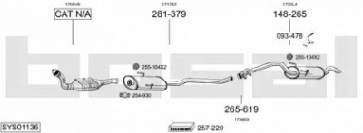 BOSAL sys01136 -  