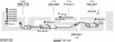 BOSAL sys01145 -  
