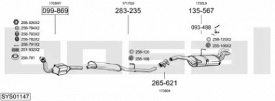 BOSAL sys01147 -  