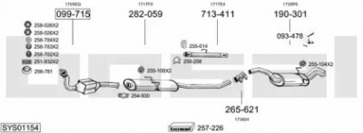 BOSAL sys01154 -  