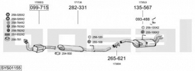 BOSAL sys01155 -  