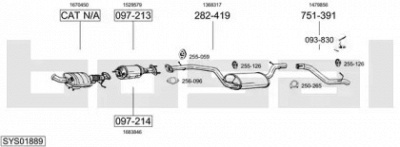 BOSAL sys01889 -  