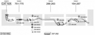 BOSAL sys01892 -