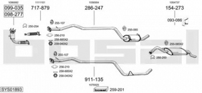 BOSAL sys01893 -