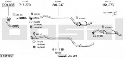 BOSAL sys01894 -