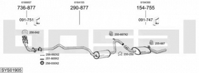 BOSAL sys01905 -  
