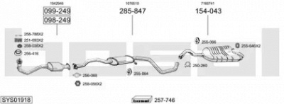 BOSAL sys01918 -