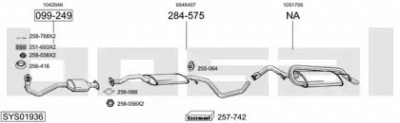 BOSAL sys01936 -  