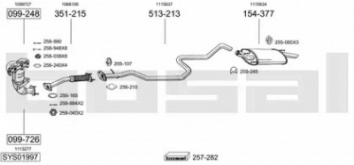 BOSAL sys01997 -  