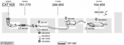 BOSAL sys02001 -