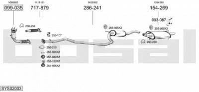 BOSAL sys02003 -