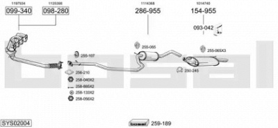 BOSAL sys02004 -