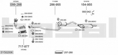 BOSAL sys02006 -