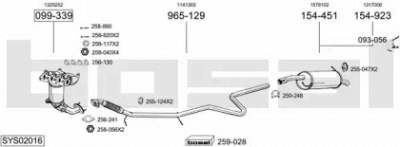 BOSAL sys02016 -