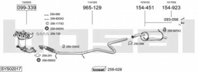 BOSAL sys02017 -