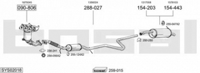 BOSAL sys02018 -