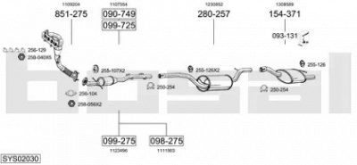 BOSAL sys02030 -