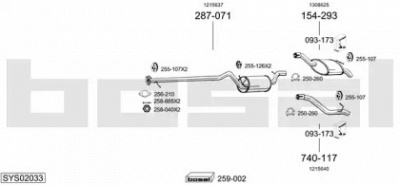 BOSAL sys02033 -