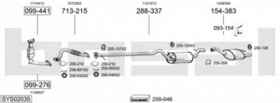 BOSAL sys02035 -