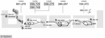 BOSAL sys02043 -