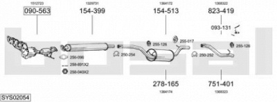 BOSAL sys02054 -